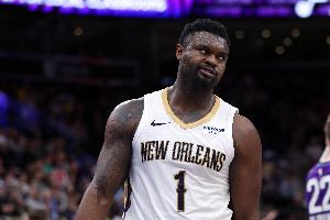 此前已连续缺阵8场！明天鹈鹕主场迎战掘金 锡安出战成疑